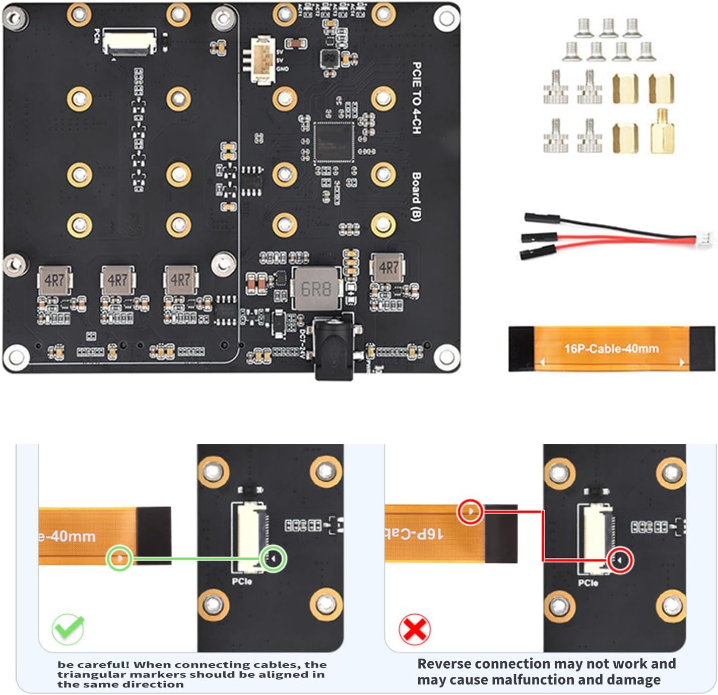 PCIe 4CH NVMe アダプタカードハードドライブボード LED データ転送拡張カード付き 2280/2260/2242/22