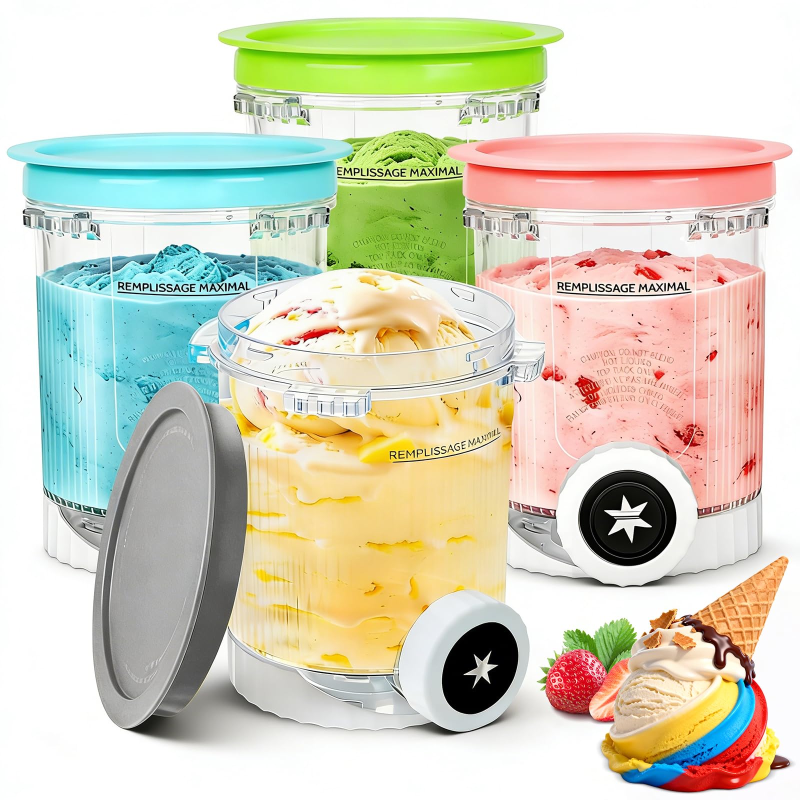 Pot pour Ninja Swirl idéal pour varier les sorbets en famille