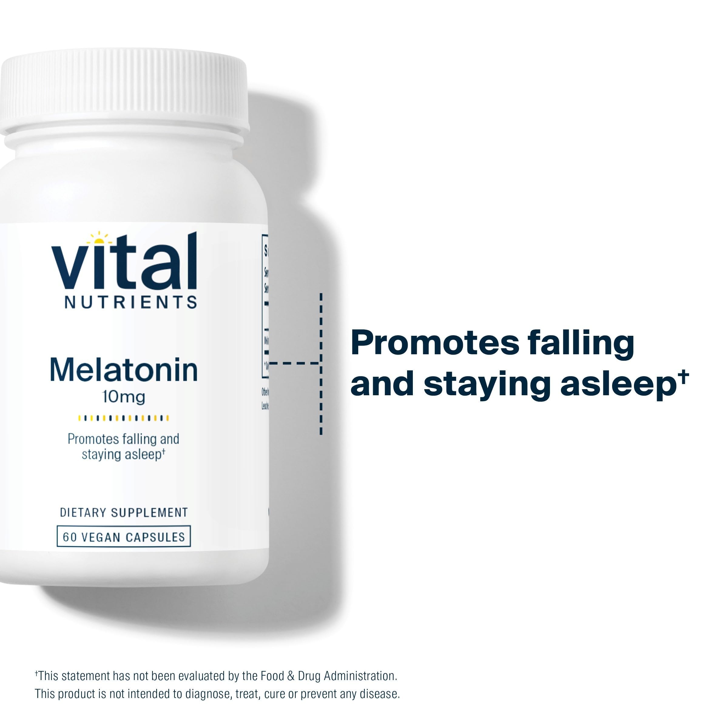Vital Nutrients Melatonin 10mg, 60 Capsules — Amazon image 5