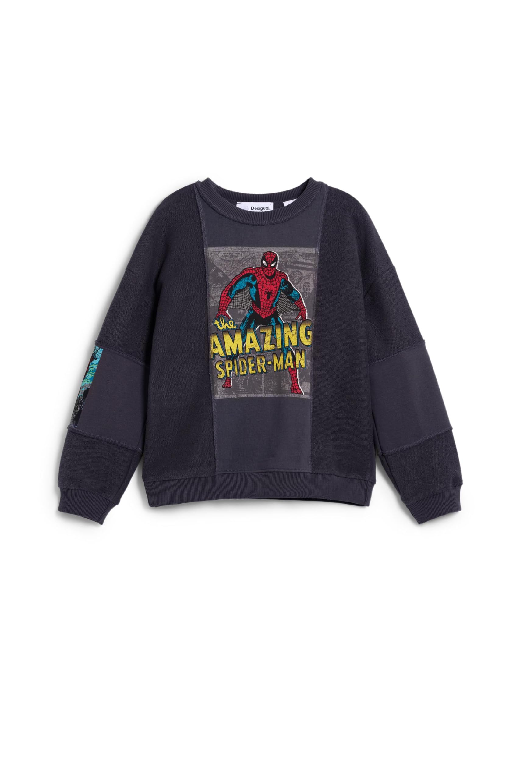 Desigual Boys Gris Sweatshirt Child Marvel Spider