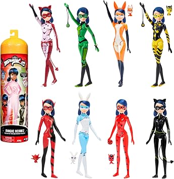 Miraculous Ladybug Magic Heroez Reveal Colour Change Doll | Marinette Transforms Into Surprise Costumes With This Colour Reveal Doll | Each doll's look remains a mystery until revealed!