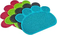 Tapete Pet PVC Jogo Americano Tapete Cachorro Comedouro e Bebedouro Caixa de Areia Gatos e Cachorros Limpeza e Organização Fácil Limpar e Higienizar 40x30cm (ROSA CLARO)