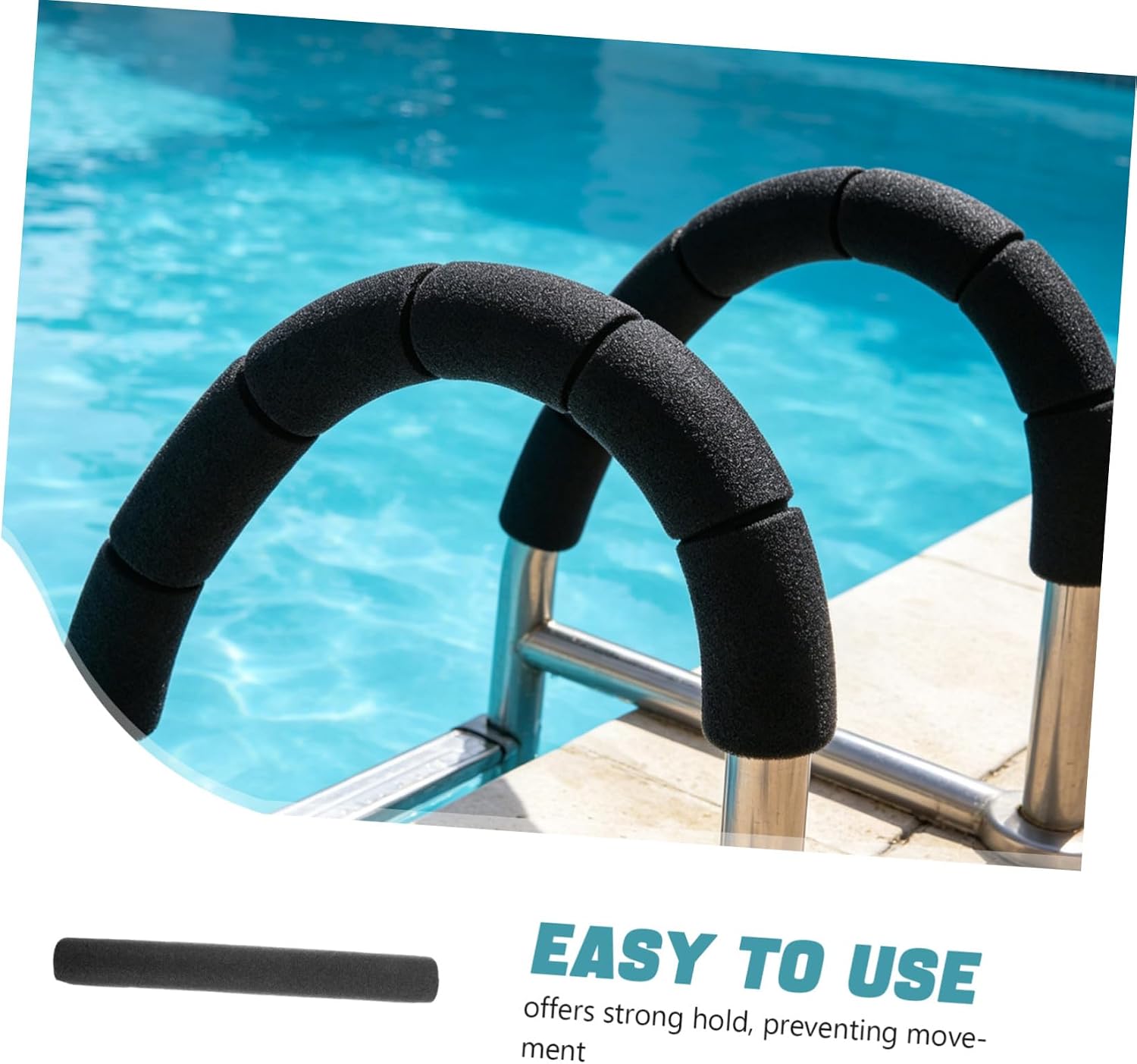 4pcs Pool Handrail Foam Covers Pipe Insulation Sleeves Multipurpose Heat Resistant Protective Wraps for Plumbing and Outdoor Use