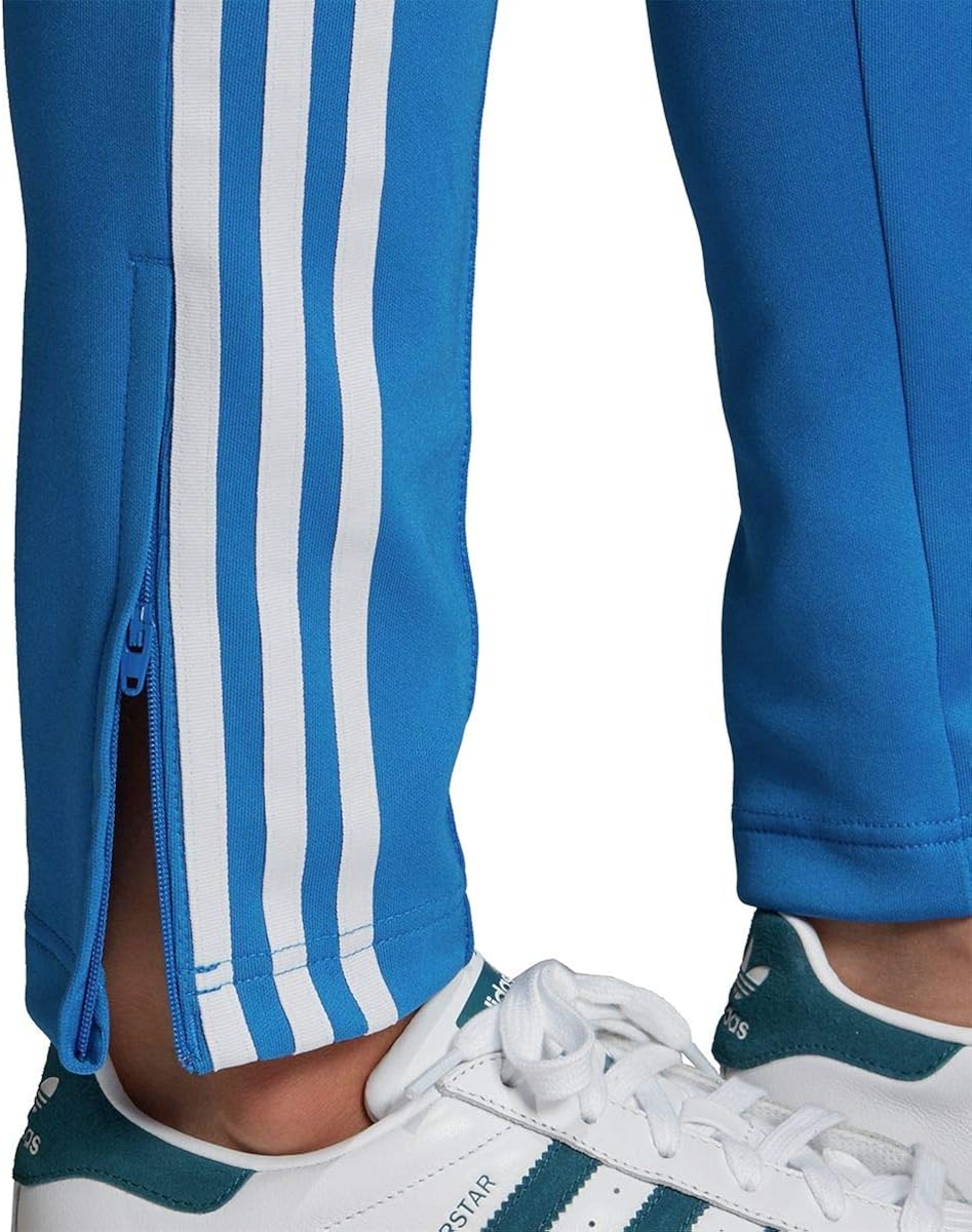 adidas Originals Women's Superstar Track Pant Small Blue Bird