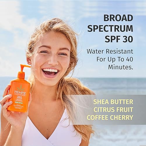 Miniatura 6 de Humectante diario Hempz Yuzu y starfruit de hierbas con SPF 30, 8.5onzas