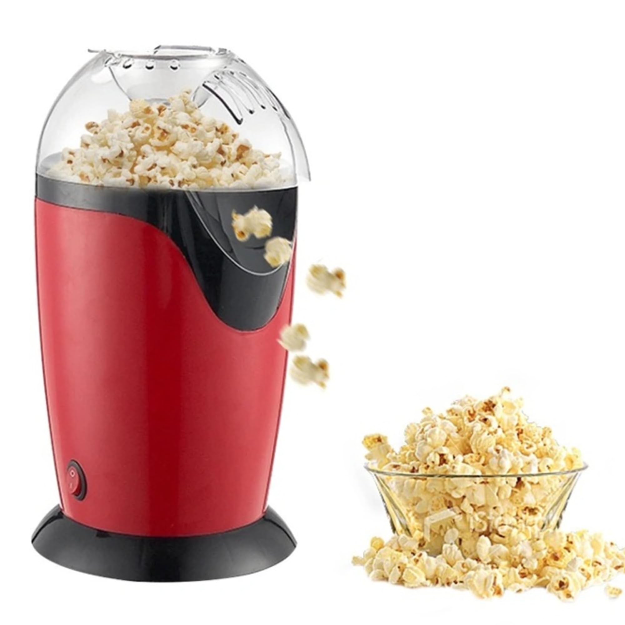 Playpulse® (2-Year Warranty) Oil-Free Electric Popcorn Maker – 1200W Hot Air Popper Machine for Healthy Snacks, Easy Operation, Great for Home, Parties, Kids & Adults-image-40
