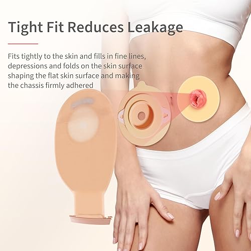 Miniatura 2 de DERAYMI Paquete de 30 anillos de barrera moldeables para ostomía, anillos de barrera de 0.079 pulgadas de grosor para bolsas de ostomía, anillos