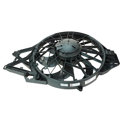 Vista 182 de TRQ Conjunto de ventilador de refrigeración dual compatible con Infiniti EX35 2009 FX35 FX50 2007-2008 G35 2008-2013 G37 2012-2013 M35h 2014-2015