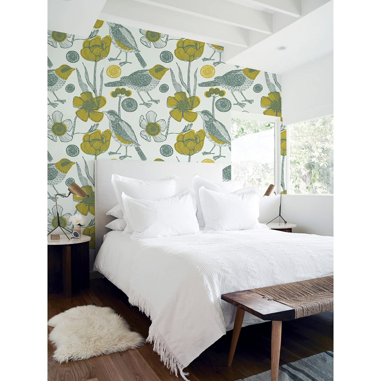 Papier Peint Décoration Muraux Luxe Floral Coloray 416x254
