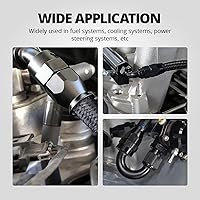 Vista 67 de EVIL ENERGY 6AN PTFE Manguera de extremo recto en color negro para manguera PTFE únicamente