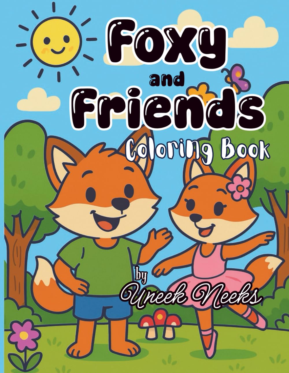 Foxy & Friends Coloring Book