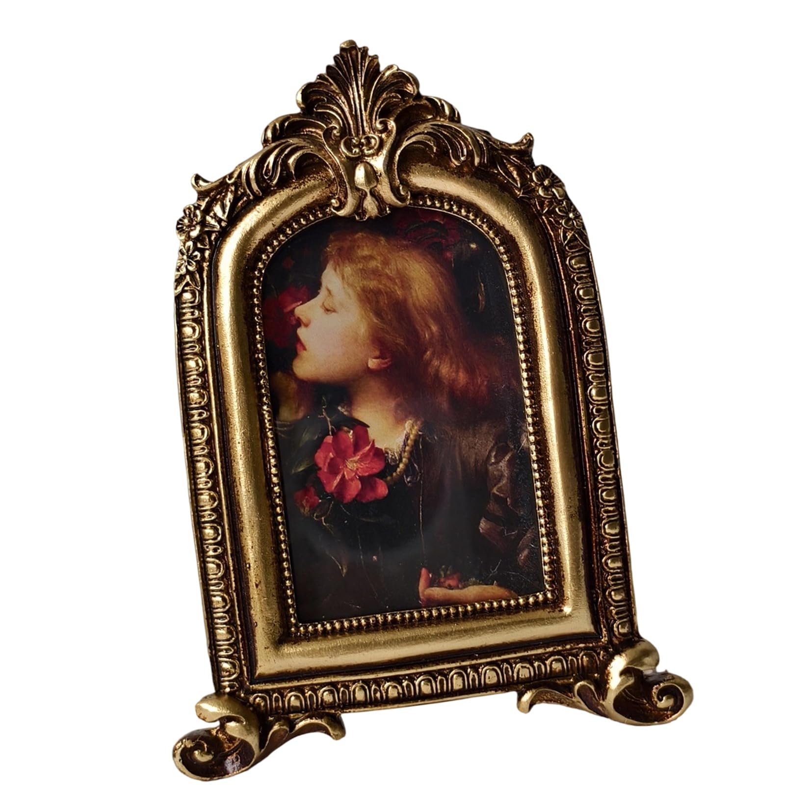 Retro Frame, Decorative Photo Frame for Table and Gallery Display Retro Picture Picture Antique Ornate Photo for Table Wall Hanging Decorative Frames for Home Pictures Gallery