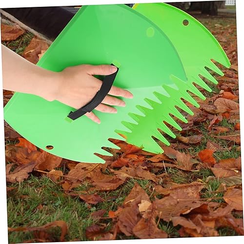 Miniatura 3 de GANAZONO 2pcs Leaf rake Leaves Rake Garden rakes Horticultural Rake Leaf Scoops and Earth Breeze Leaf Scoops Rake Mulch for Landscaping Leaf Bags