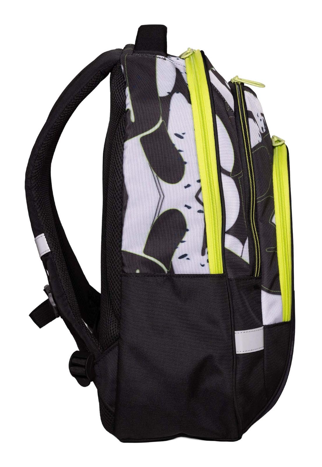 Walker mochila escolar con compartimento para portátil Fame Ace Backpack 28L Football negro