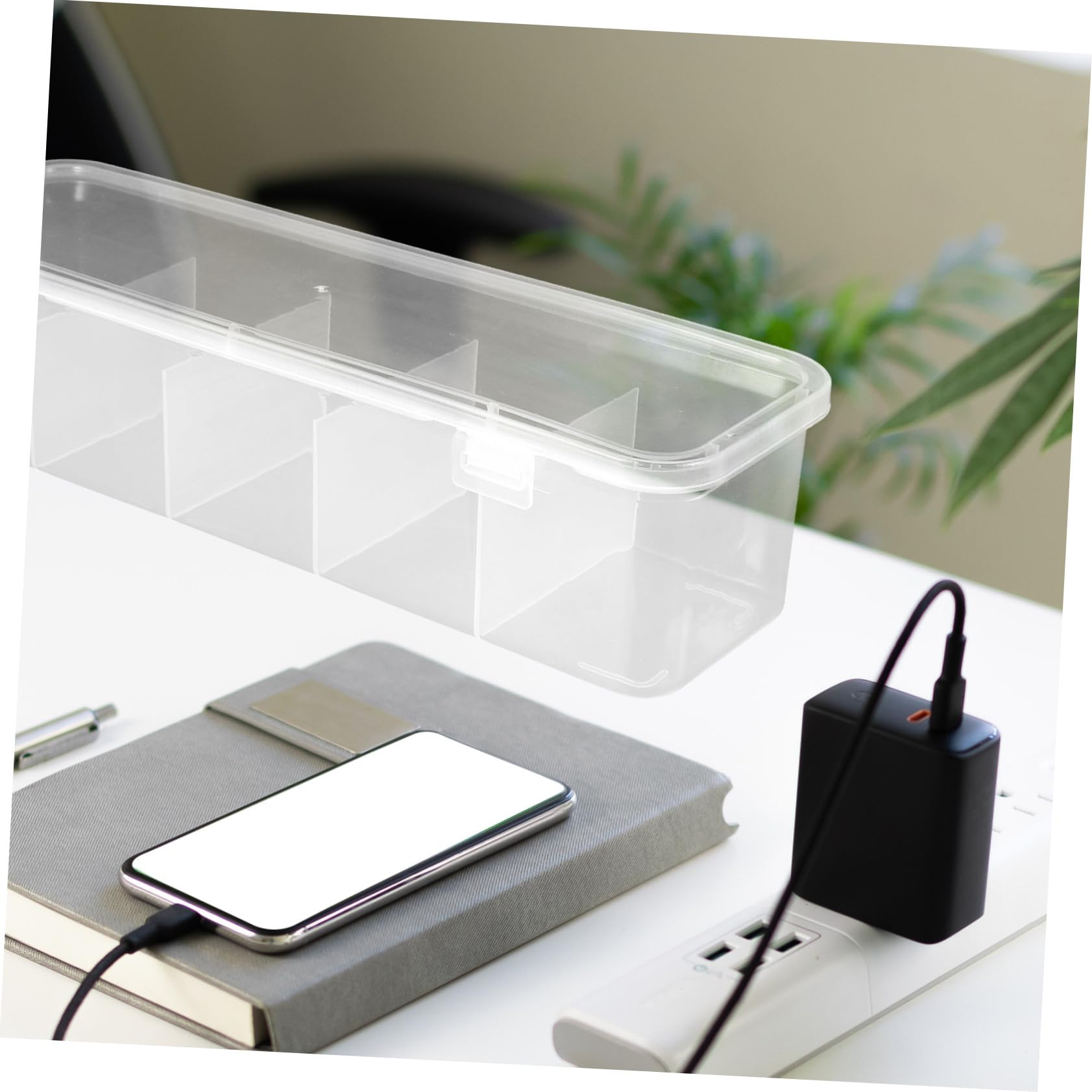 Healeved 15 Stück Teiliges Multi-fach Organizer Haargummis und Haar-accessoires Kompakt mit Deckel Platzsparend Stilvoll für Zuhause und Unterwegs zur Ordentlichen Aufbewahrung und