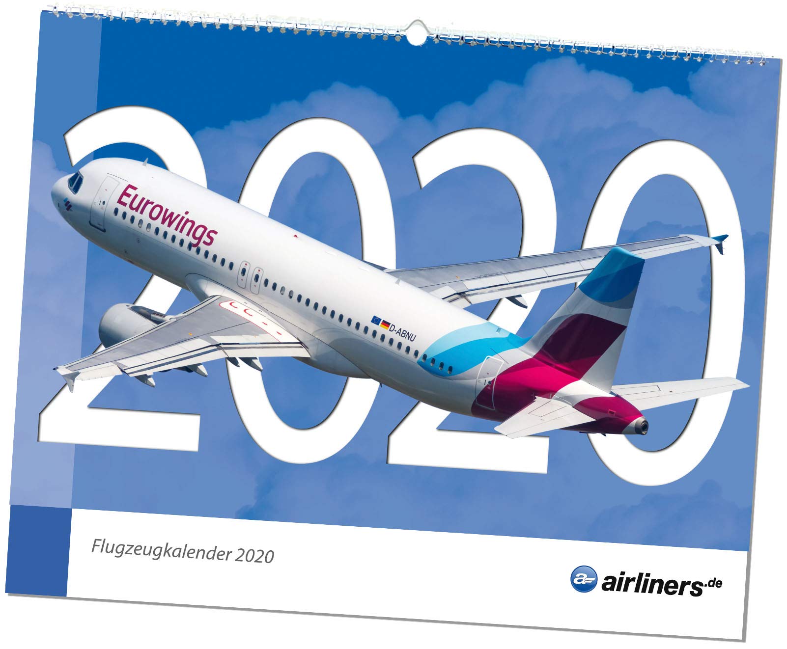airliners.de Plane Calendar 2020 Large Format 48 cm x 38 cm Airbus, Boeing and Other Aircraft