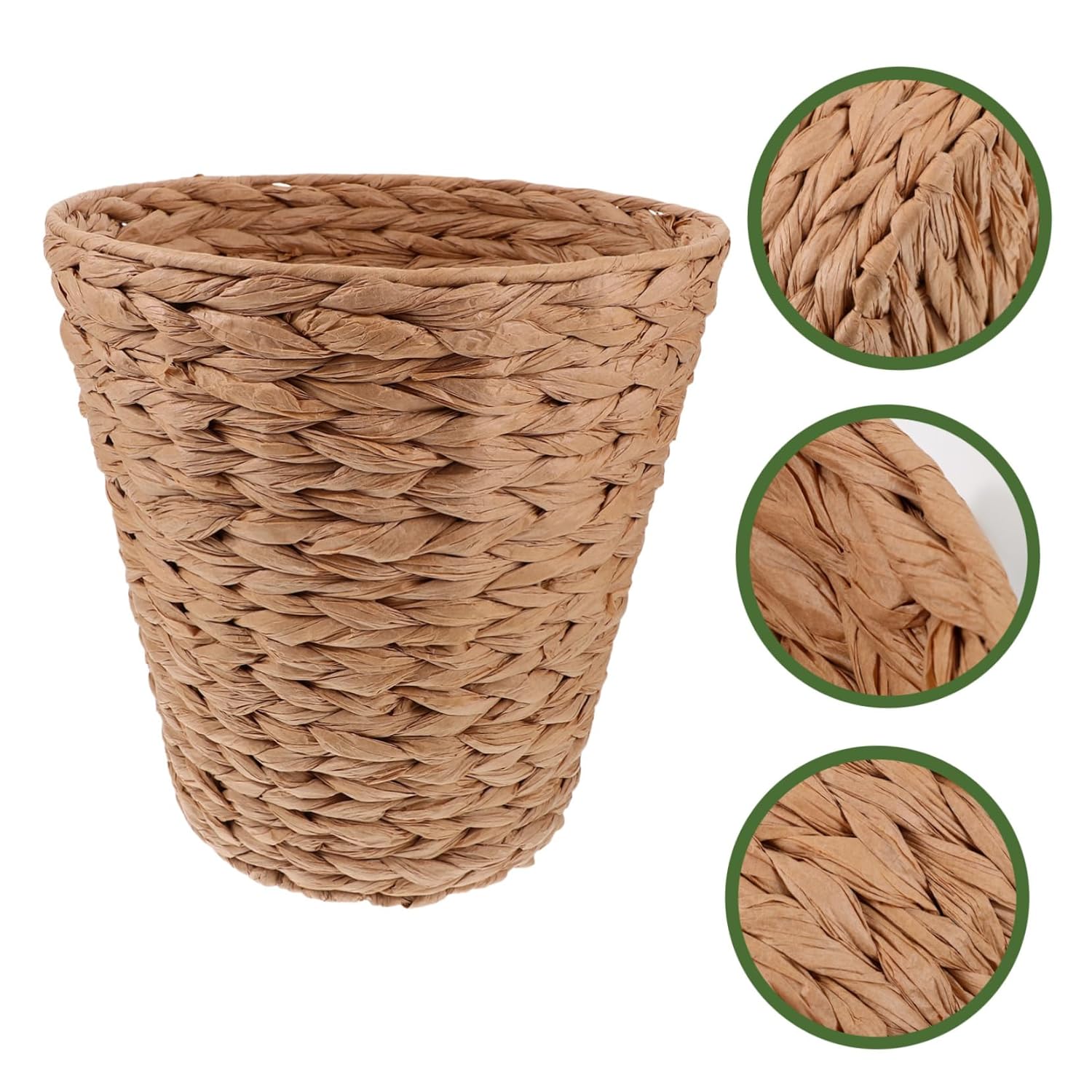PRETYZOOM Woven Storage Basket for Home Organization Multi- Rope Bin for Toys Books Towels and More Stylish Decor for Bedroom Office and Living Room