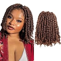 Vista 51 de BOHOBABE Cabello de Ganchillo Pre-retorcido Passion Twist de 14 Pulgadas Cabello Corto Ombré Gris Pre-enrollado de Ganchillo Passion Twist