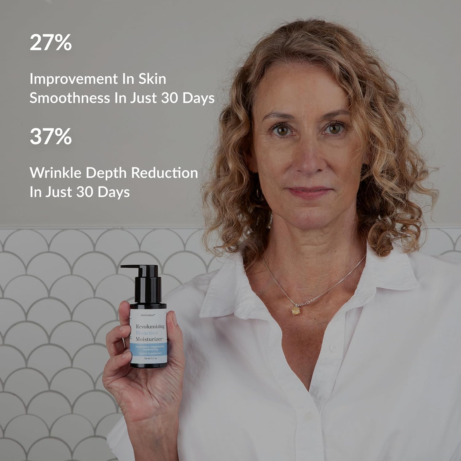 Meticulous Revolumizing Bioactive Moisturizer – Amino Acid, Peptide, Ceramide & Hyaluronic Acid Anti-Aging Face Cream | Deep Hydration & Firming Moisturizer for Volume Loss & GLP-1 Skin – 1.7 fl oz - Image 6