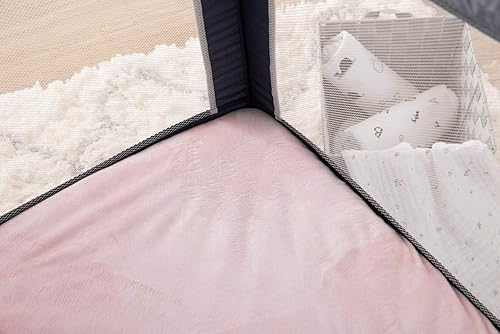 Miniatura 10 de American Baby Company Heavenly Soft - Paquete de sábana bajera de felpilla suave N Play de 27 x 39 pulgadas, cálida y acogedora sábana de juego de