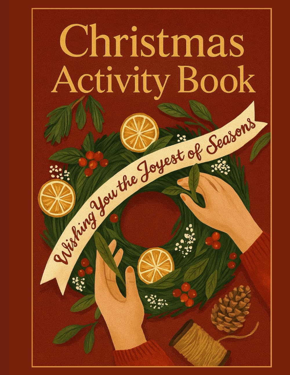 Christmas Activity Book for Kids 6+: 100+Pages Fun Holiday Games, Puzzles, Coloring Pages, Word Searches, and Learning Activities for Christmas Break