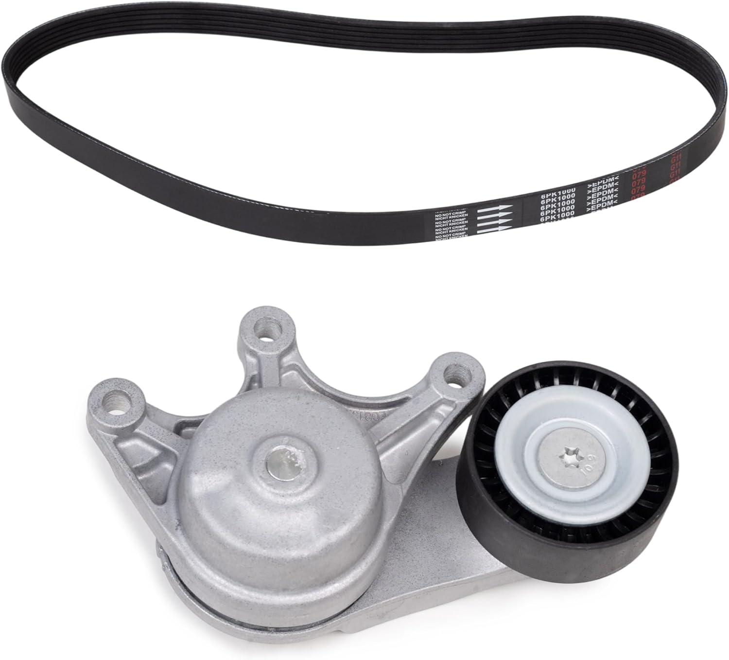 Serpentine Belt Drive Kit Compatible with BMW 120i 220i 228i 320i 328i 428i 528i X1 X3 X4 Z4 2012-2018 2.0L L4 Tensioner and Belt Replaces 11287594969 39191 49813 89719 K060394 6PK1000