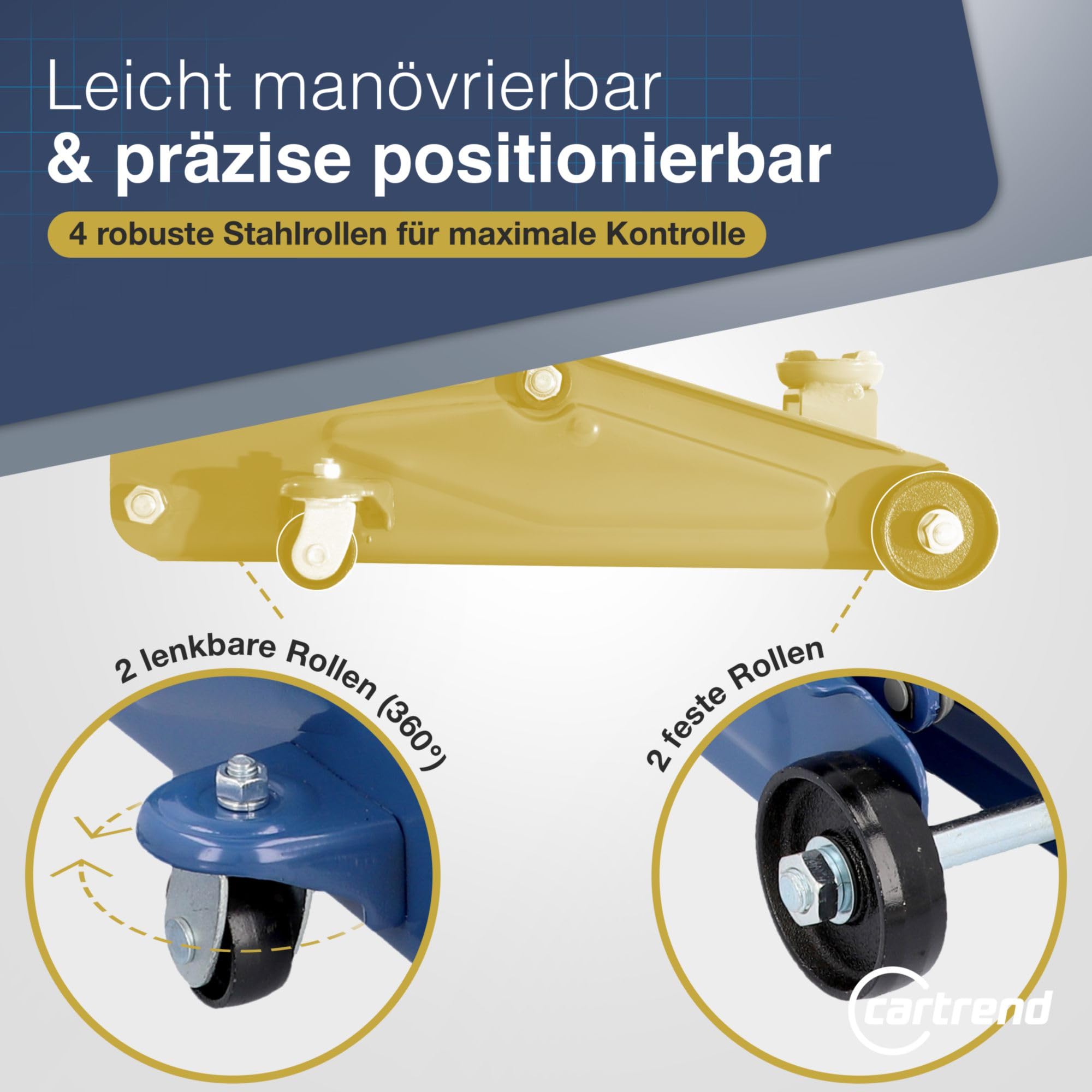 Cartrend 7740014 Podnośnik, Niebieski, ‎15 x 43 x 21 cm; 1 kg