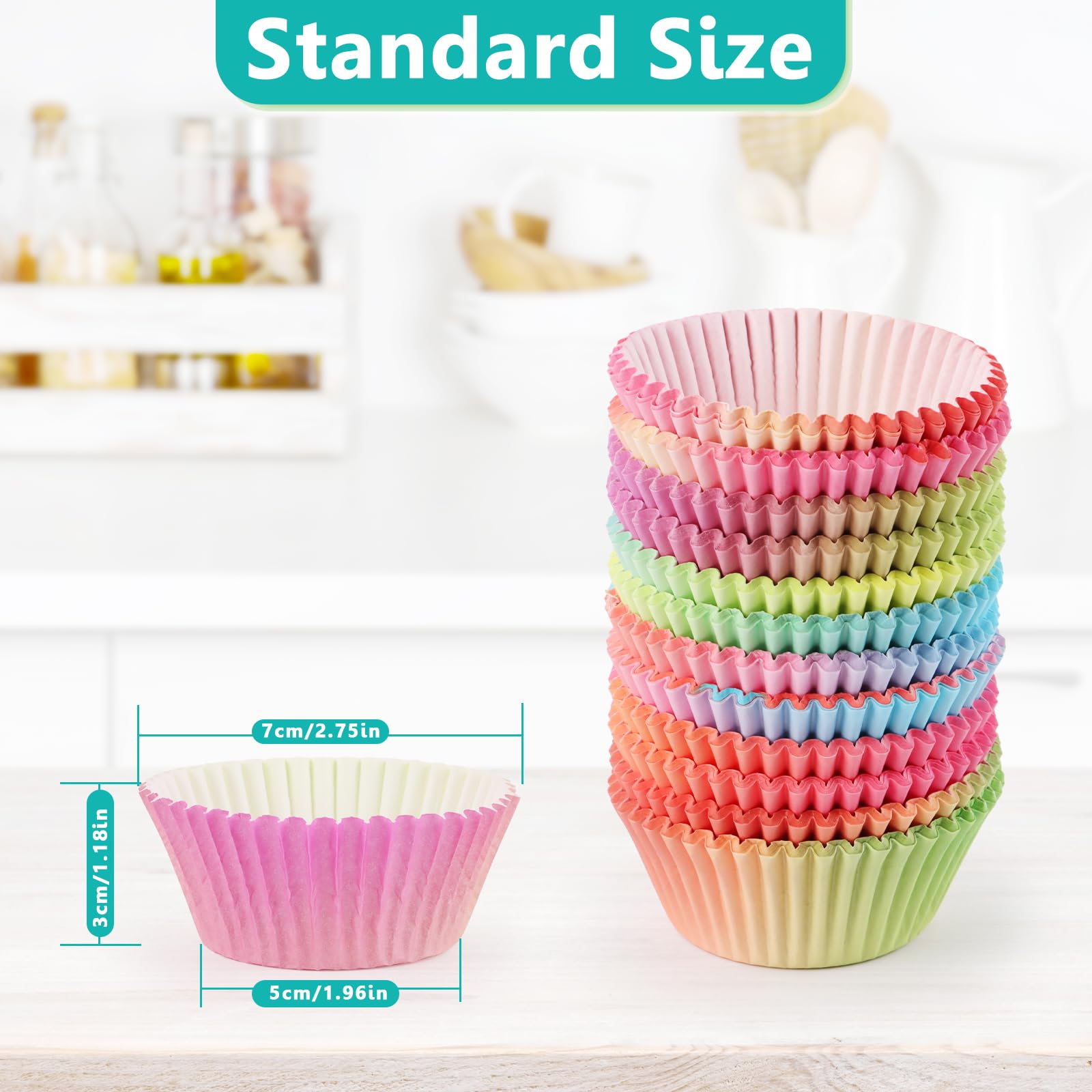 300 Pirottini Per Muffin Tema Calcio - Carta Decorata Per Feste E Compleanni - Foto 2