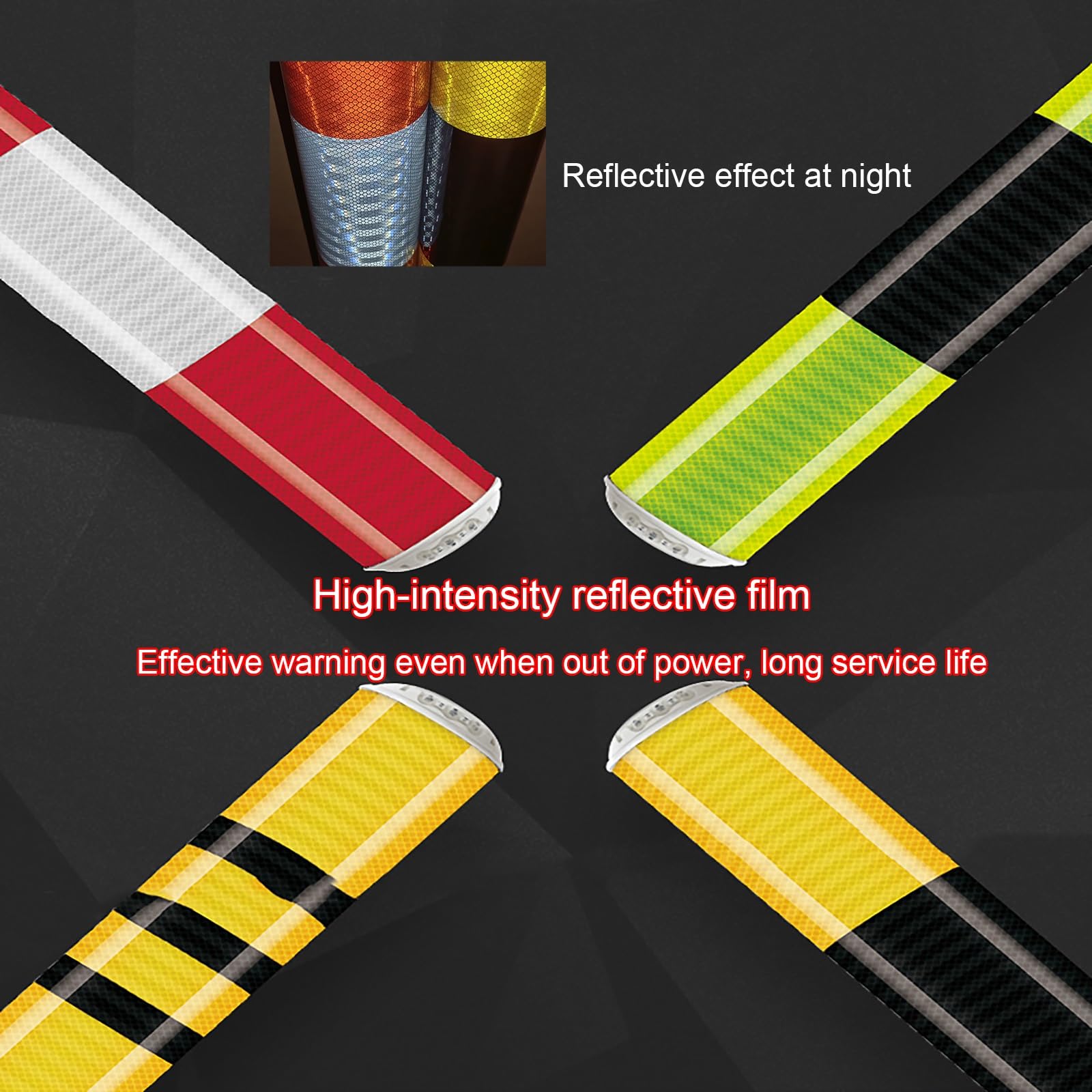 Generico Paletto di Sicurezza Solare Intelligente con luci a LED, Design Riflettente, palo in Tubo d'Acciaio, barriera di parcheggio per Il Controllo del Traffico, Confezione da 2 Verde, 100 cm/39,4