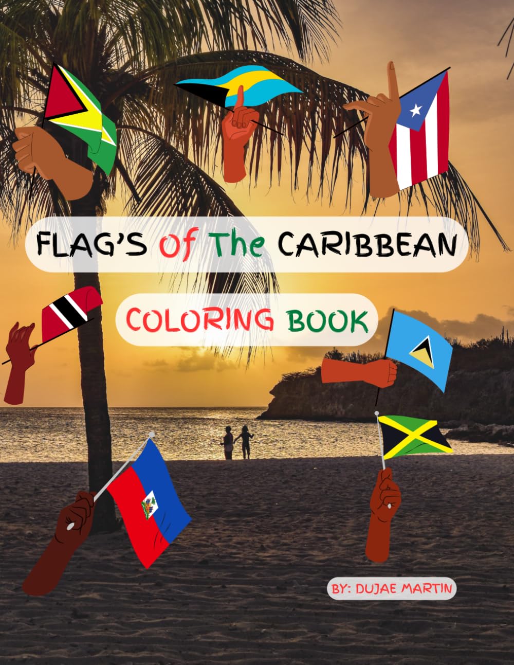 Flag's of the Caribbean: All age Coloring Book
