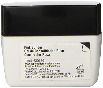 Supernail Pink Nail Gel, 2 Ounce