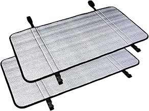 Air Conditioner Outdoor Unit Cover, Set of 2, 31.5 x 15.7 inches (80 x 40 cm), Outdoor Unit Cover, Sunshade, Rain, Snow Protection, Waterproof, Dustproof, Dirt Protection, Energy Saving, Energy