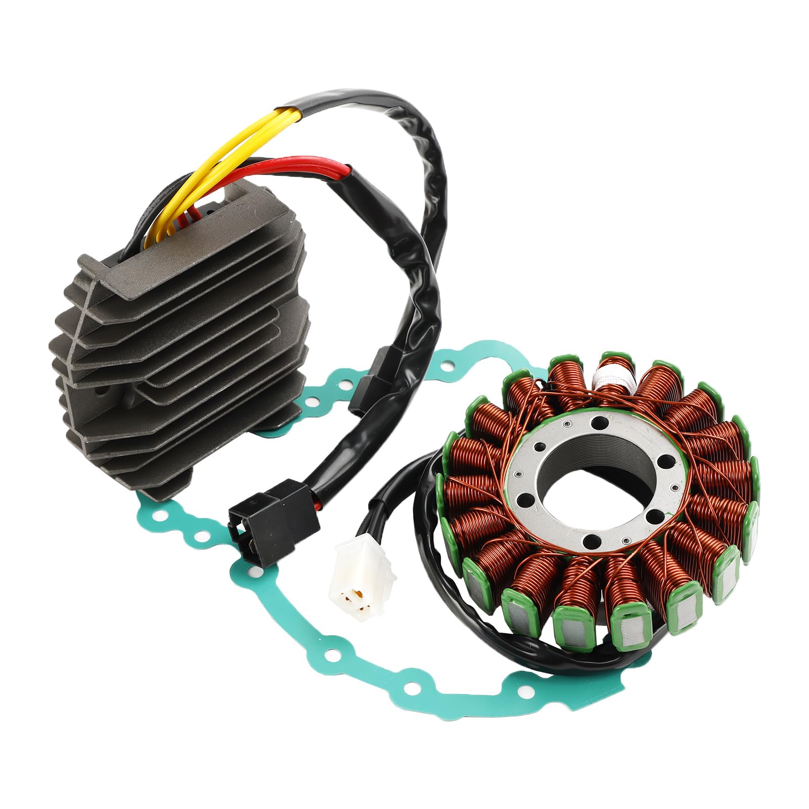 Kit Stator Générateur 115mm + Régulateur de Tension + Joint pour Tiger 1050 2007-2013 pour Sprint GT St 1050 pour Speed Triple 1050 T1300111 T1304040 T1261098
