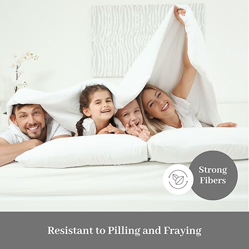 Miniatura 2 de DreamFit DreamCool - Juego de sábanas de 100 % algodón pima con correas elásticas en las esquinas, bolsillo extra profundo de 20 pulgadas, hechas en