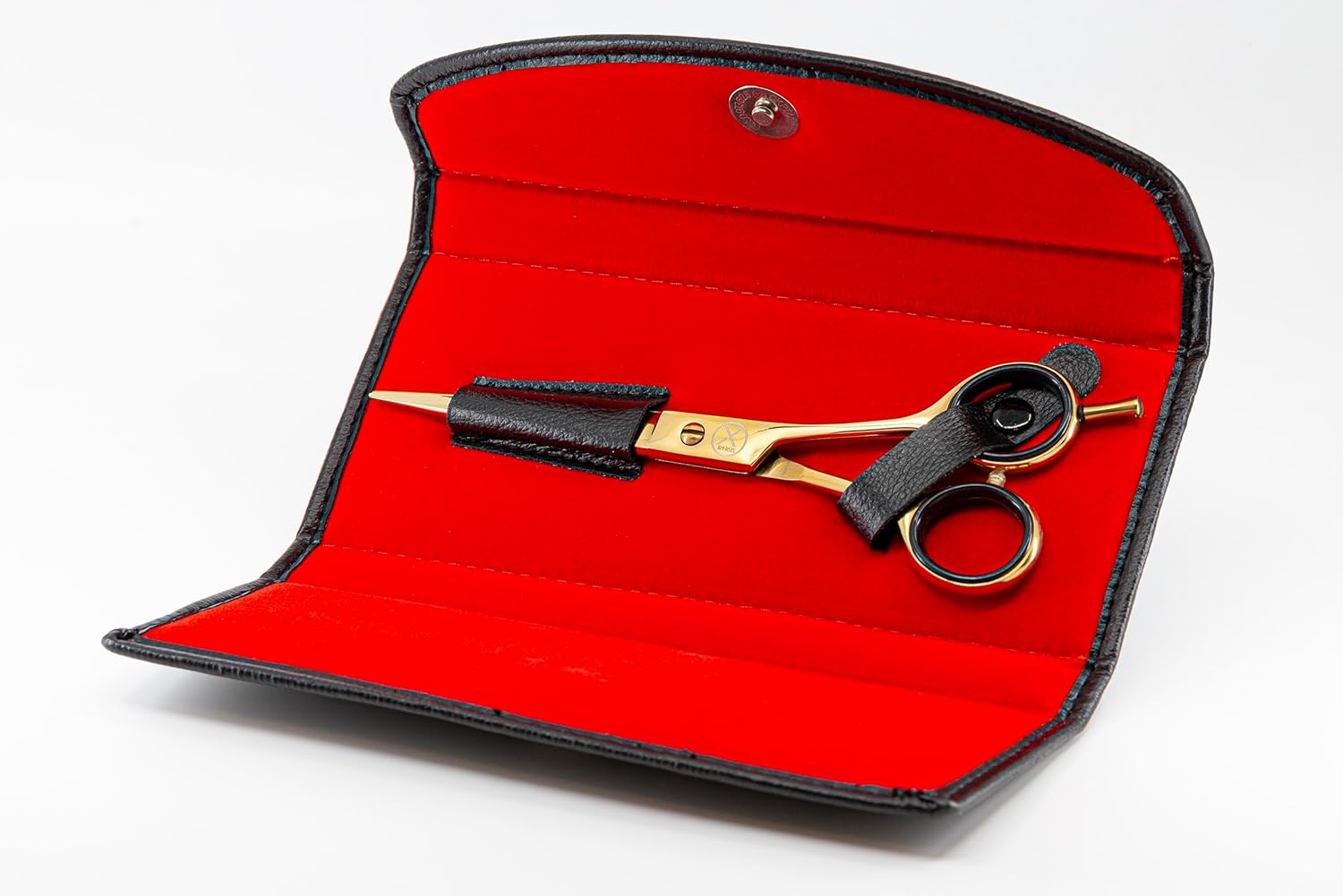 PRO 7" Golden German Made Sharp Barber Hair Cutting Shears Light weight With Finger Rest