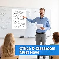 Vista 8 de AFMAT Sticky Mini Easel Pads, 15 in x 18 in Flip Chart Paper for Teachers, Super Sticky & Bleed-Resistant, Self-Stick Easel Paper for