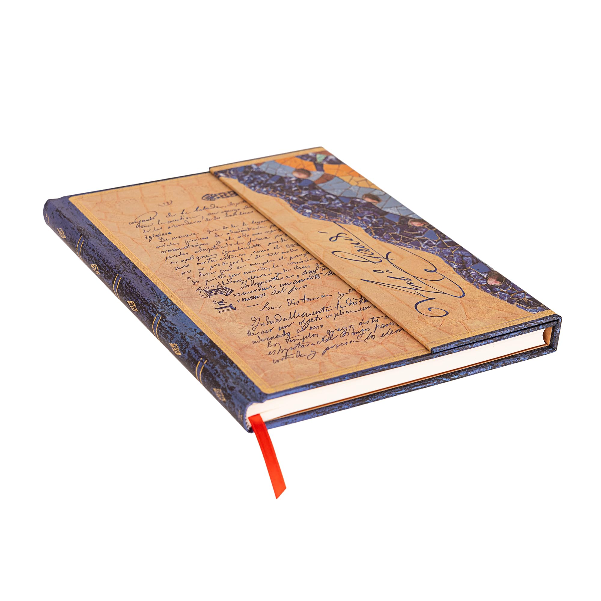 Gaudi, The Manuscript of Reus (Embellished Manuscripts Collection) Ultra Lined Hardback Journal (Elastic Band Closure)