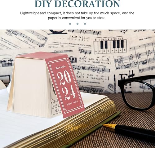 Miniatura 7 de Tofficu Calendario de escritorio 2024, mini calendario 2024, calendario de escritorio 2024, enero 2024 a diciembre de 2024, calendario de escritorio