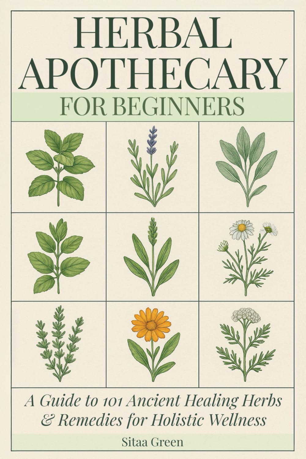 Herbal Apothecary for Beginners: A Guide to 101 Ancient Healing Herbs and Remedies for Holistic Wellness