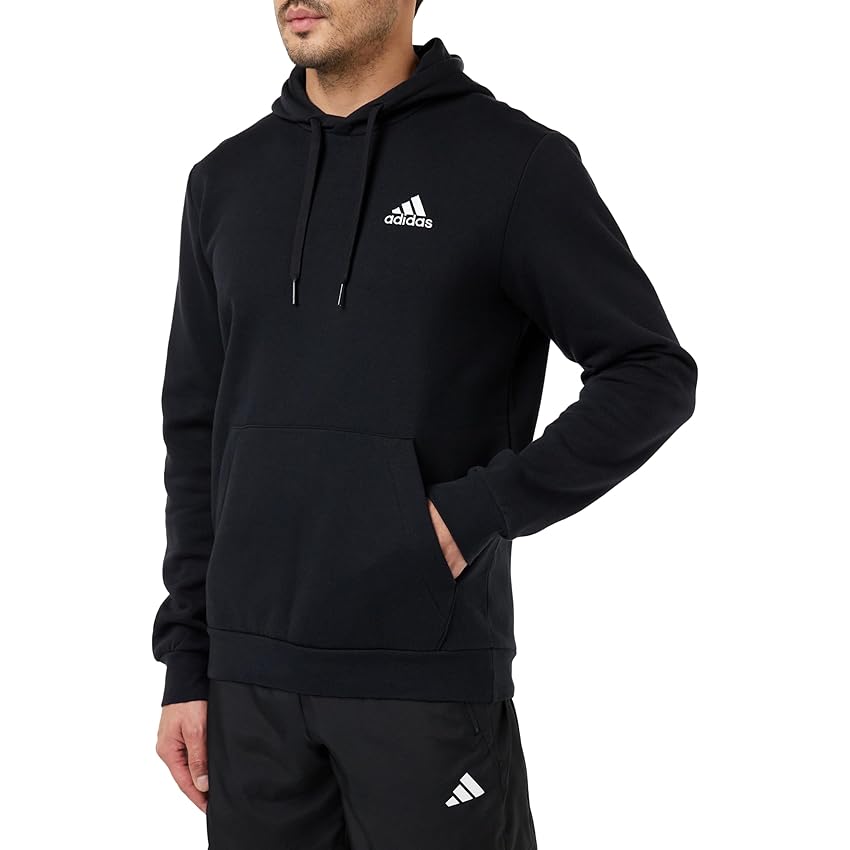 Immagine del prodotto adidas Essentials Fleece Felpa da Uomo, Black / White, M