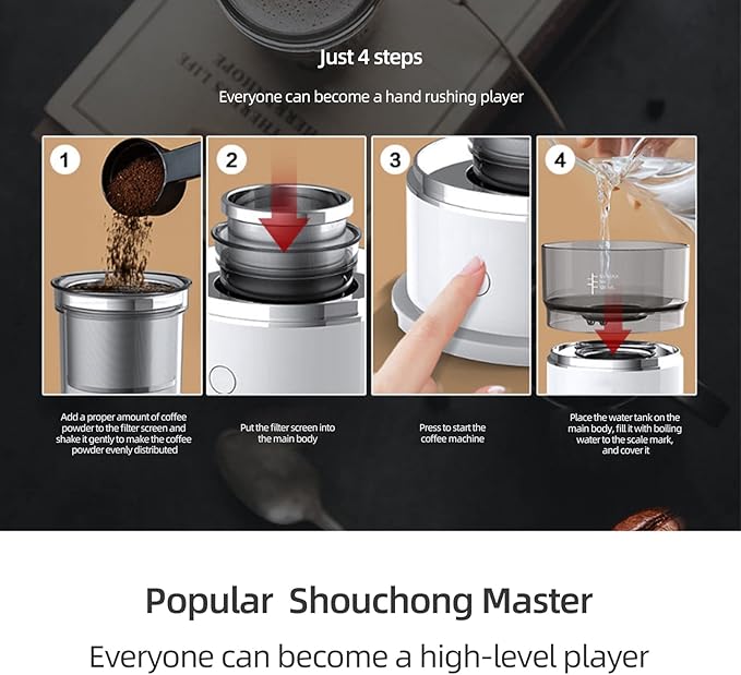 Cafetera Portátil Automática de Goteo para Viajes y Oficina miniatura 8