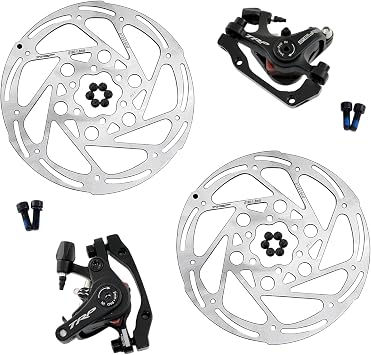 TRP SPYRE-C Road Alloy Mechancial Disc Brake Set 160mm Rotor Front+Rear #MH1705