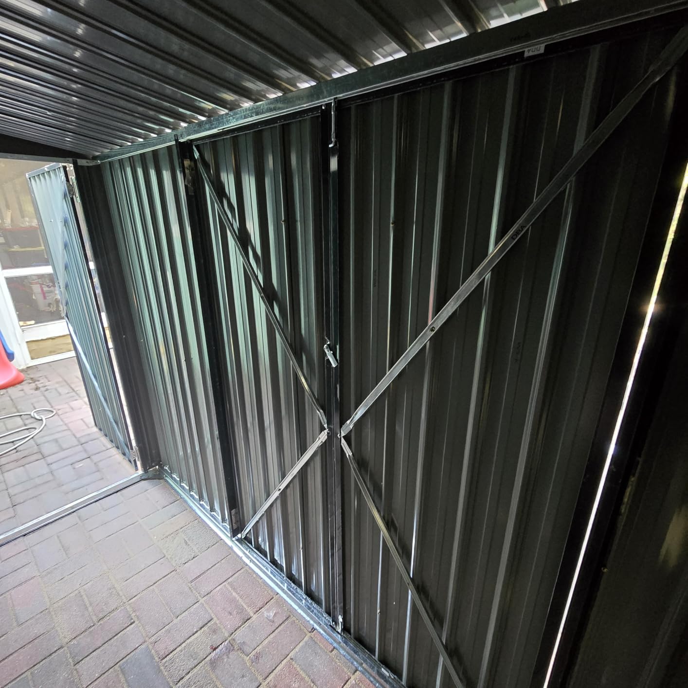 Shed frame components and hardware