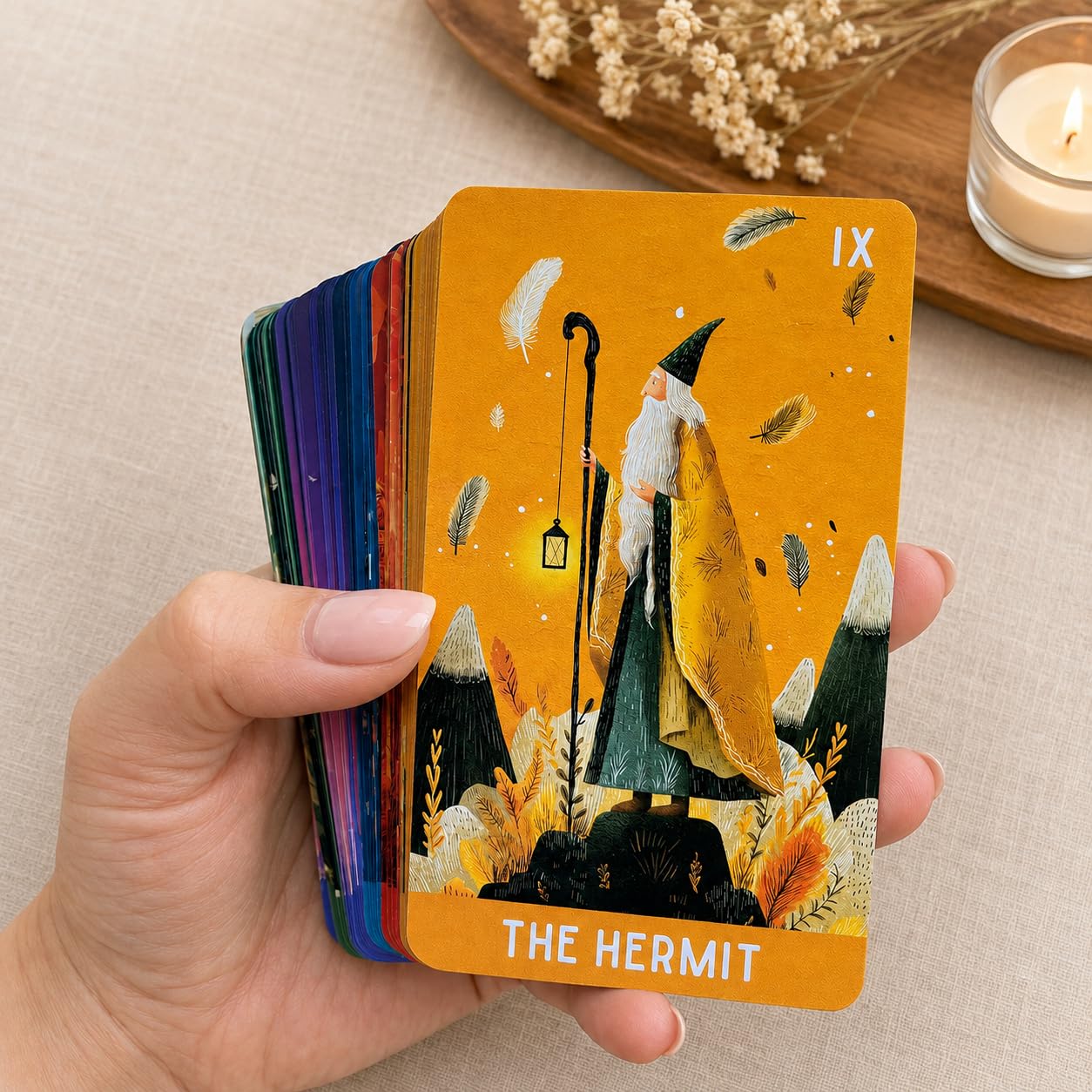 EMPATHSOUL Pastel Dreams Tarot Deck, Tarot Cards for Beginners, 78