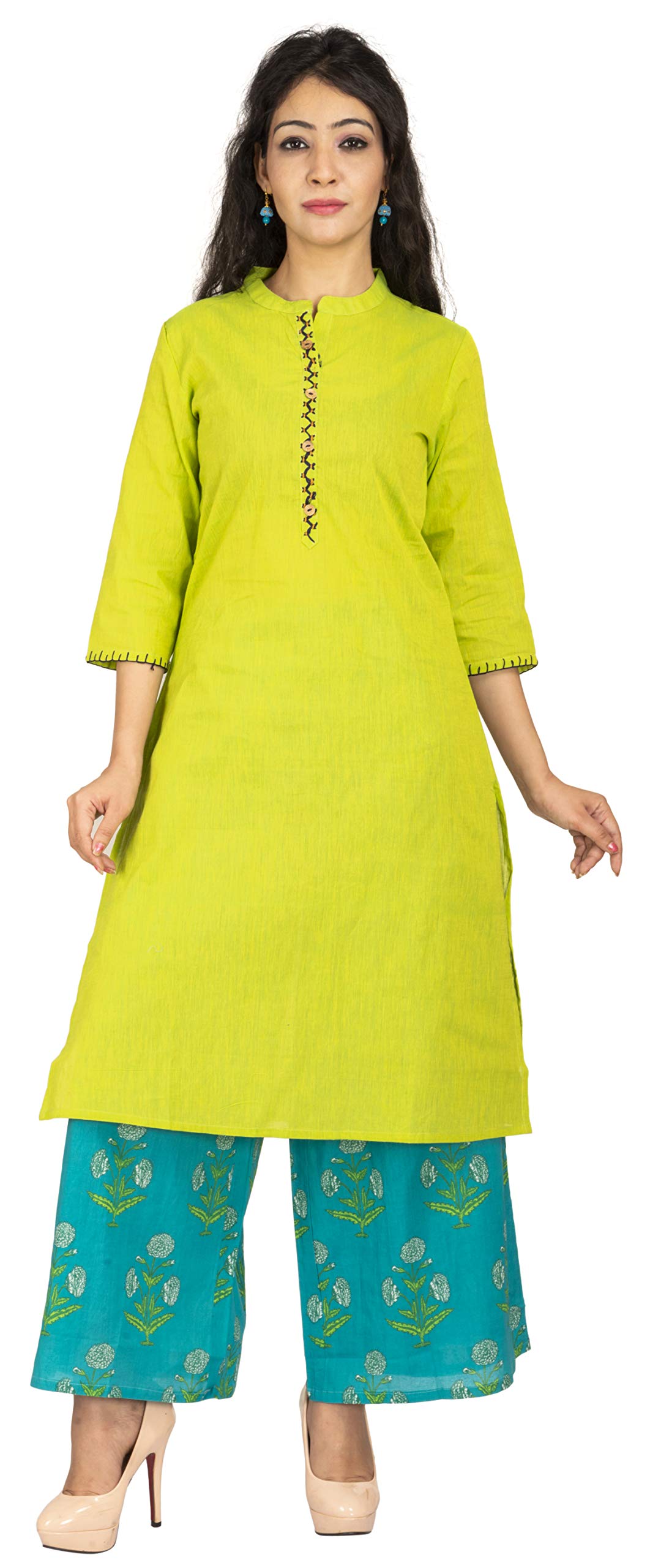 MM LABELS Women's Cotton Kurta (Design No -MM-145)-image-38