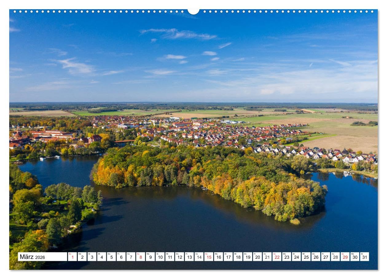 Die Uckermark - Eine Reise durch die Toskana des Nordens (hochwertiger Premium Wandkalender 2026 DIN A2 quer), Kunstdruck in Hochglanz: Reizvolle Landschaften und Orte der Uckermark (CALVENDO Natur)