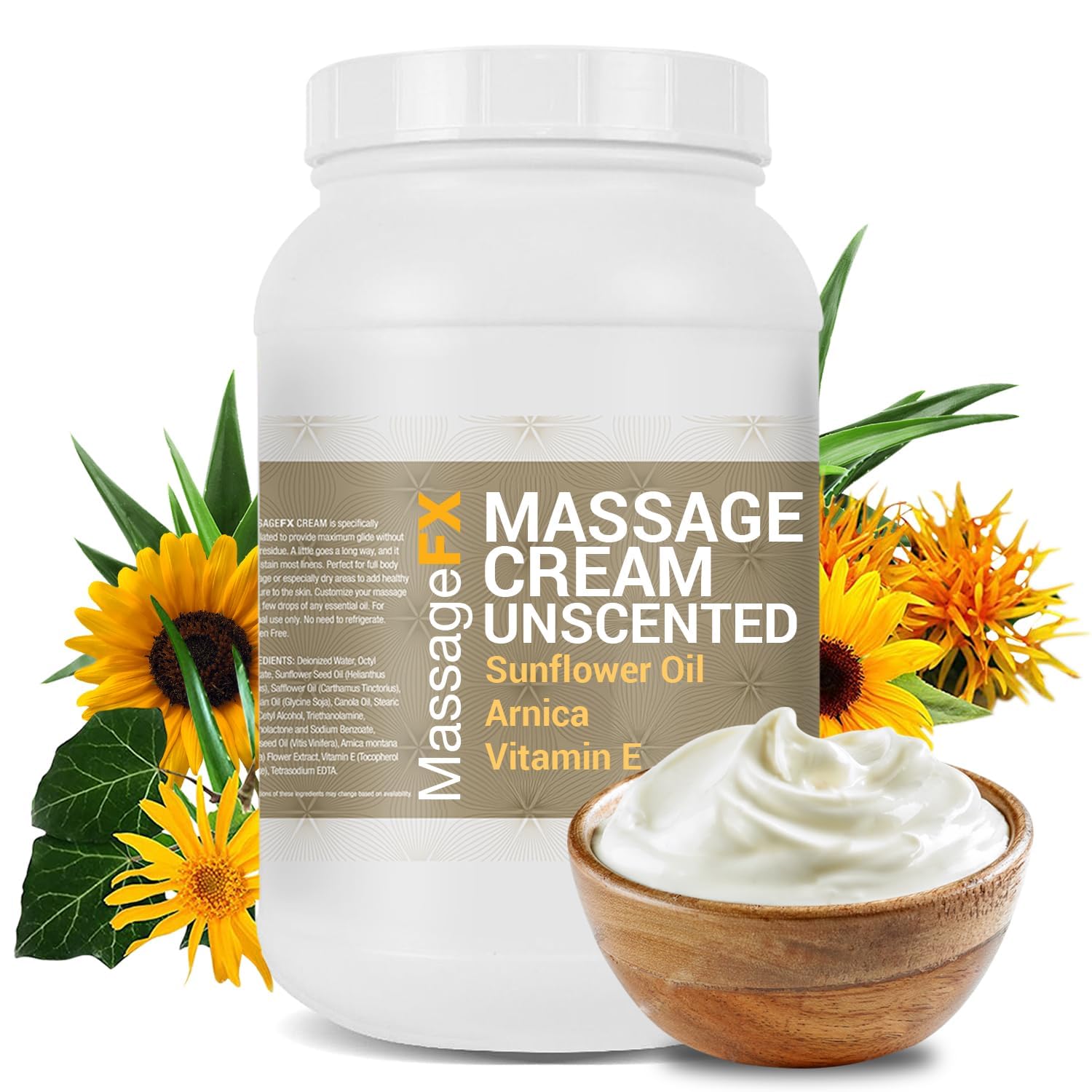 Amazon.com : MASSAGE FX Unscented Massage Cream, 1 Gallon
