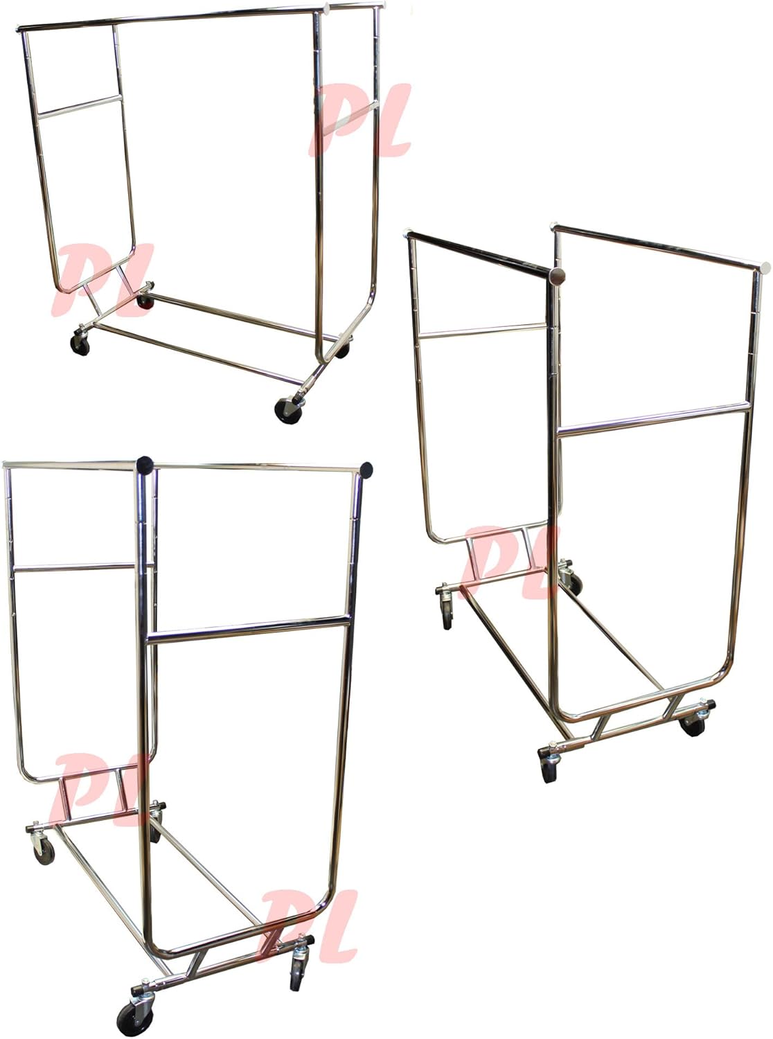 Amazon.com: Proline Amazon Double Parrallel Bar Adjustable Clothes Rack ...