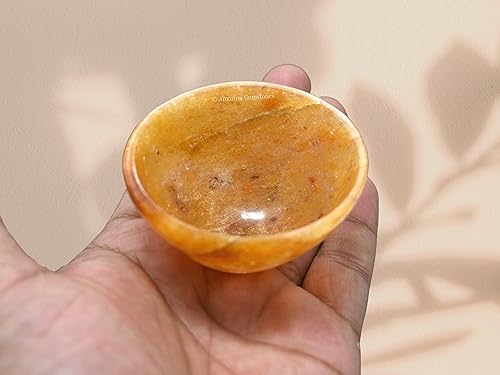 Miniatura 168 de Amazing Gemstone Clear Quartz Crystal Bowl - 2" Gem Stone Bowl for Altar Offering