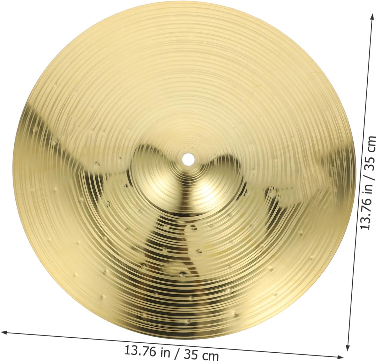 Mikinona Cymbals Drum Cymbal Low Volume Part Golden Brass Drum Kit Bismuth Tablets Ride Part Professional Kit Katydid Supplies Alloy V2 Bass